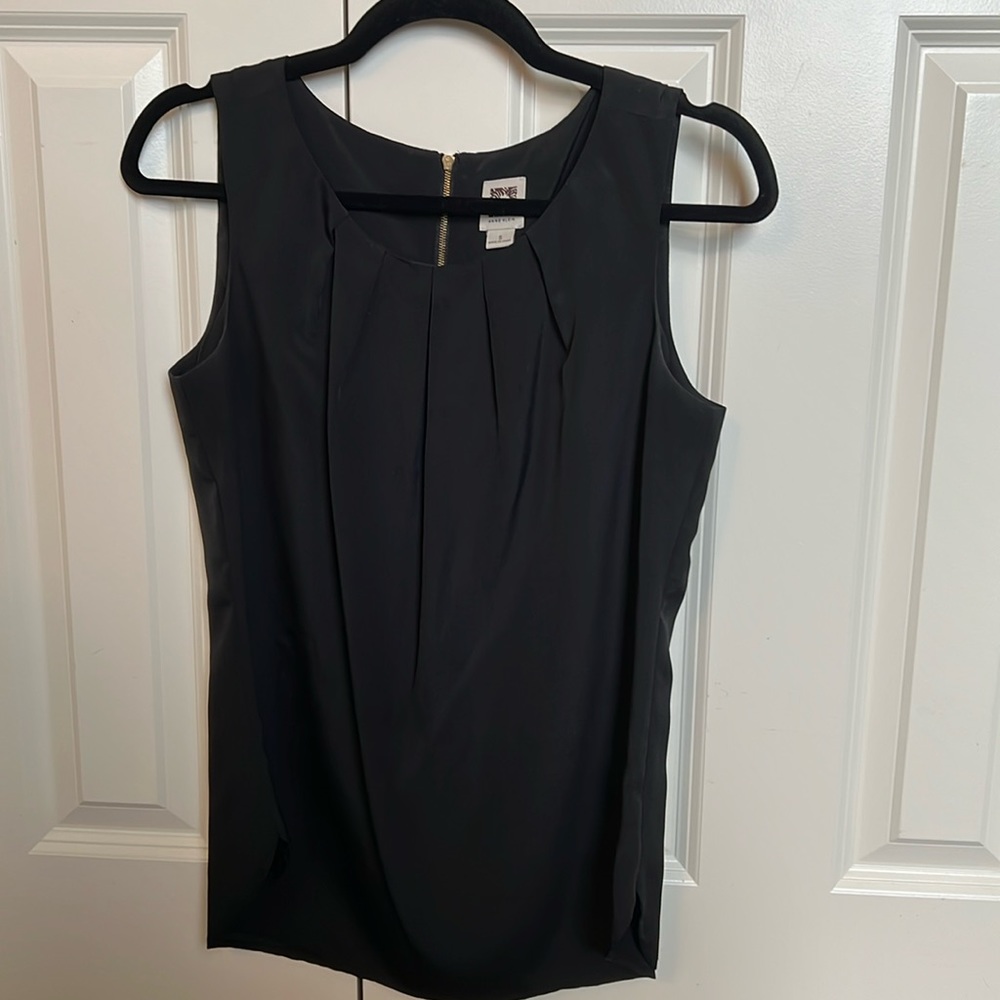 Anne Klein Black Blouse Sleeveless